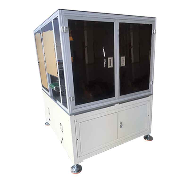 Automatic battery labelling machine