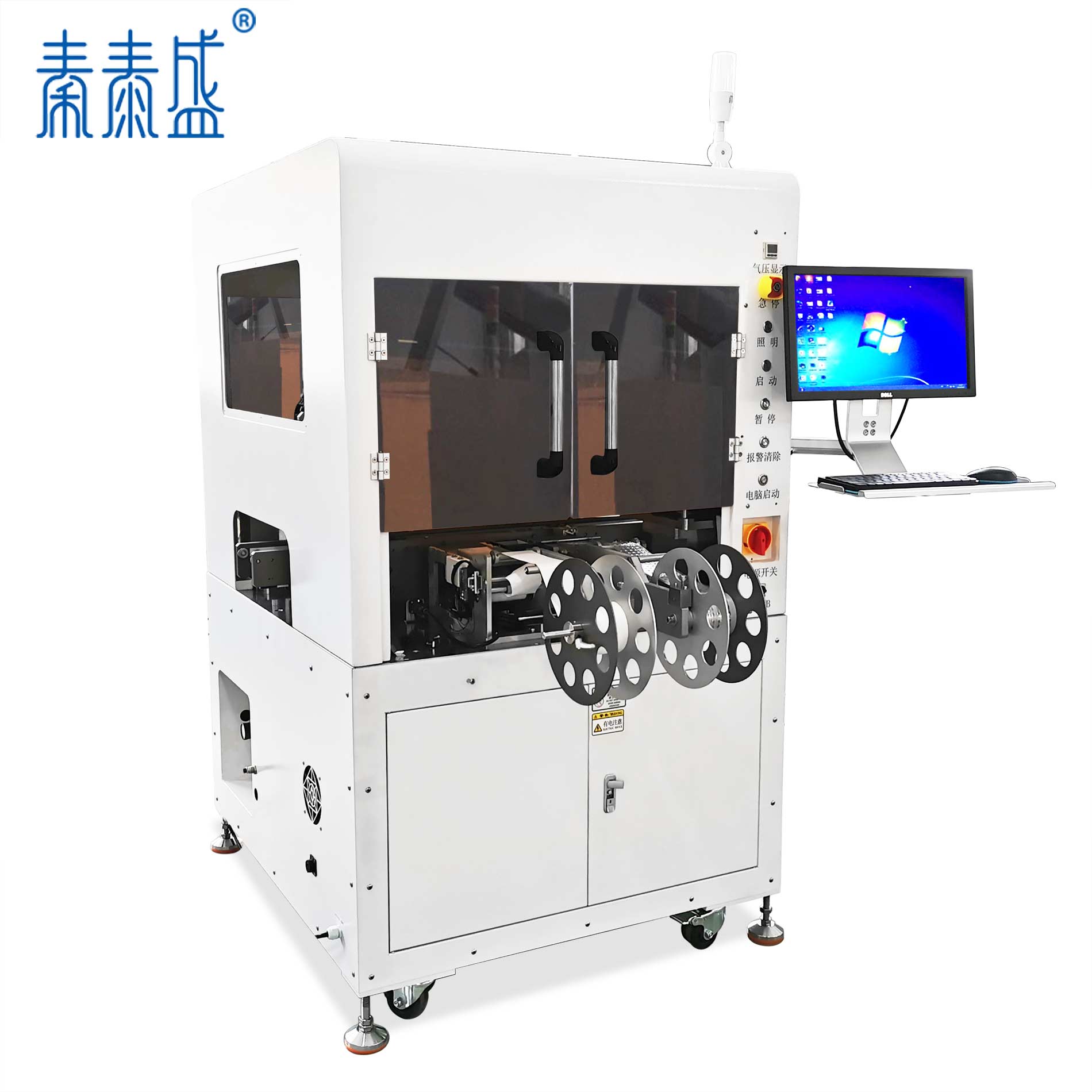 秦泰盛標(biāo)準(zhǔn)型PCB板自動(dòng)貼高溫膠設(shè)備ATM-250NE